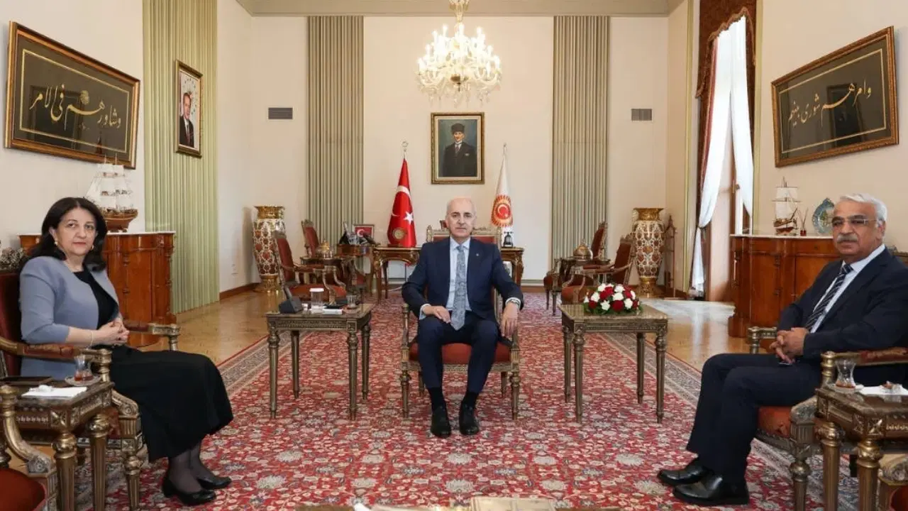 İmralı Heyeti ve TBMM Başkanı Kurtulmuş Arasında Önemli Görüşme